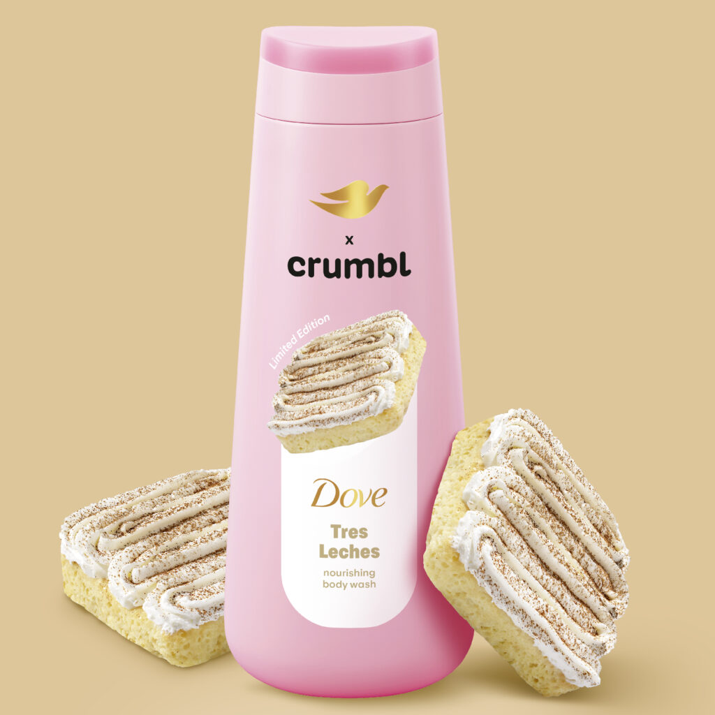 Dove x Crumble Tres Leches Body Wash_ 20 FL OZ