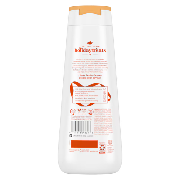 Dove Cinnamon Pumpkin Pie Limited Edition Body Wash- 20 FL OZ