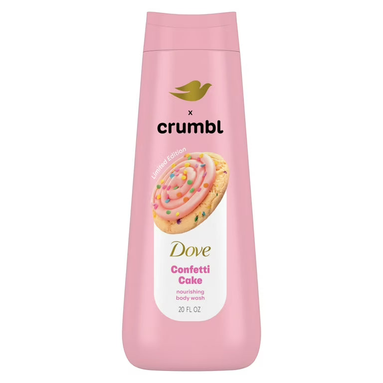 Dove x Crumbl Confetti Cake Body Wash- 20 FL OZ
