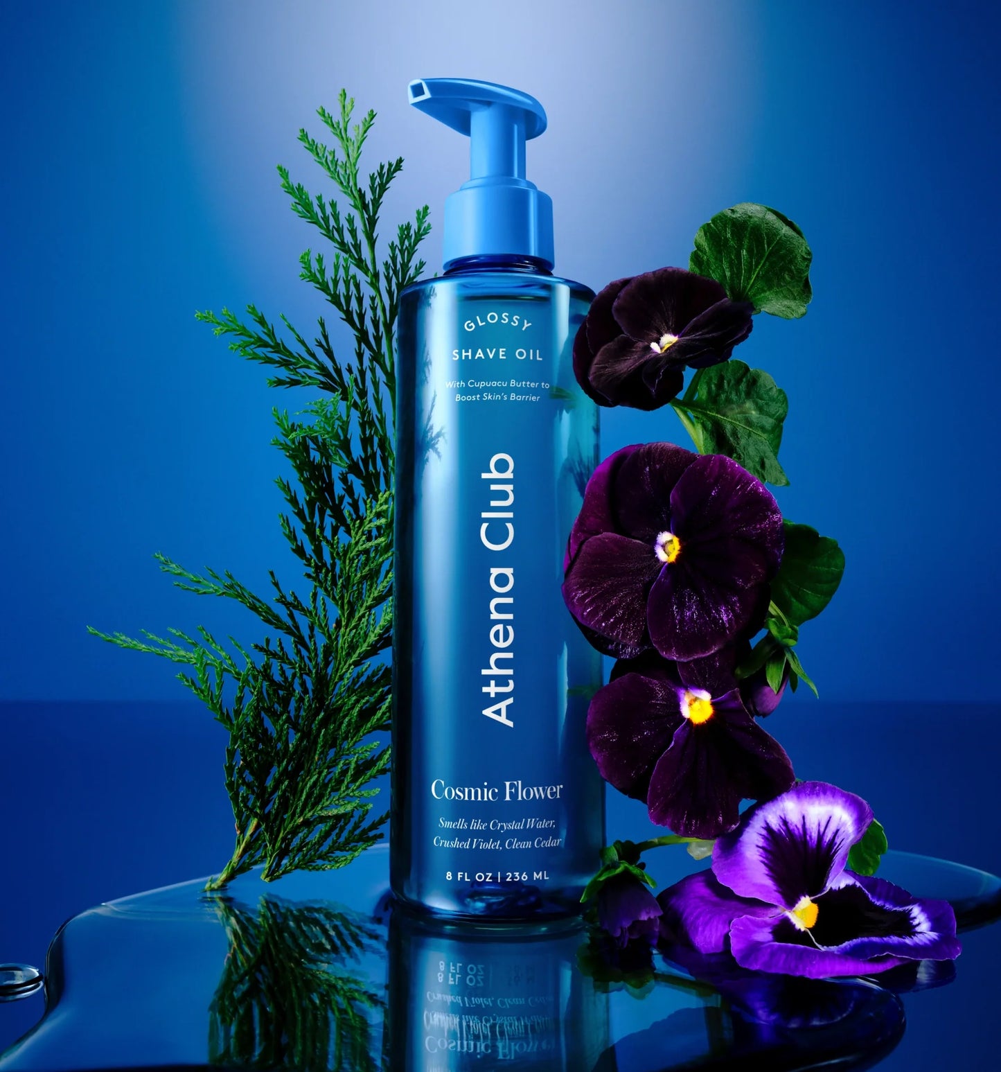 Athena Club Glossy Shave Oil - Cosmic Flower