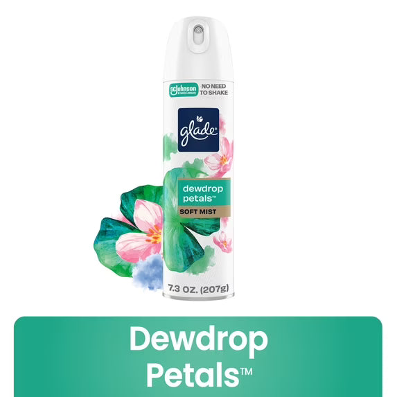Glade Dewdrop Petals soft mist