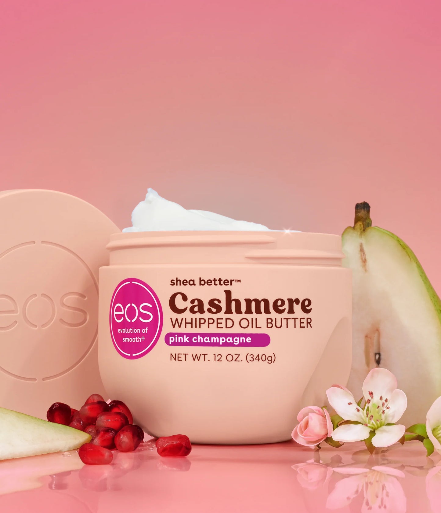 eos Pink Champagne Whipped Oil Butter