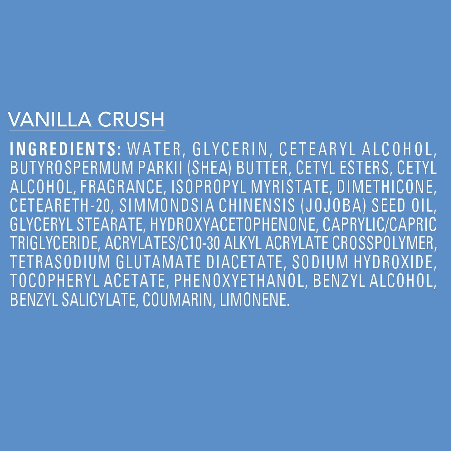 Jergens Shea Fusion Vanilla Crush Scented Body Lotion, Moisturizer for Dry Skin, 14 fl oz