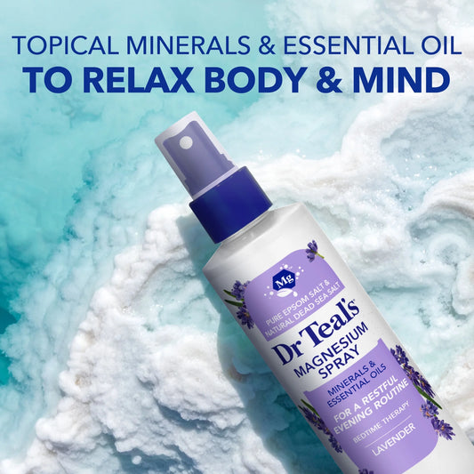 Dr Teal's Soothe & Sleep Magnesium Spray with Lavender Essential Oil, 8 fl oz