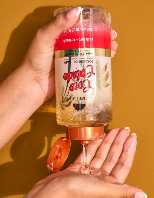 Tree Hut - coco colada foaming gel wash