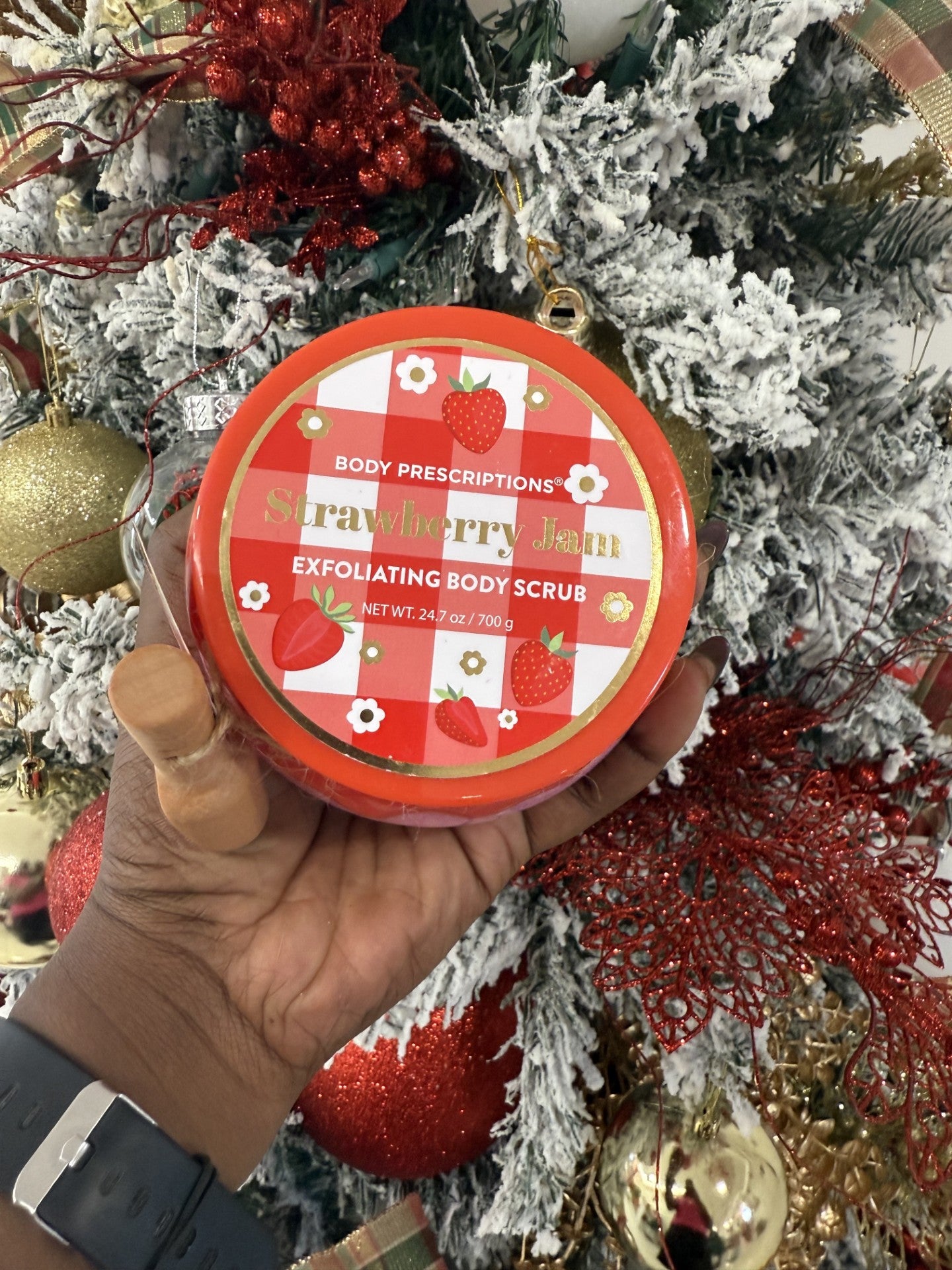 Body Prescriptions Strawberry Jam Exfoliating Body Scrub- 24.7 oz
