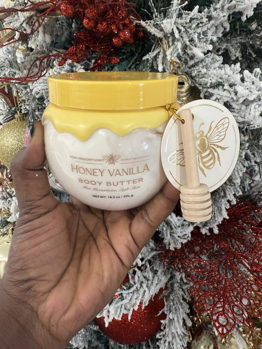 Body Prescriptions Honey Vanilla Body Butter- 18.3 OZ