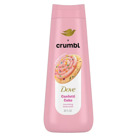 Dove x Crumbl Confetti Cake Body Wash- 20 FL OZ