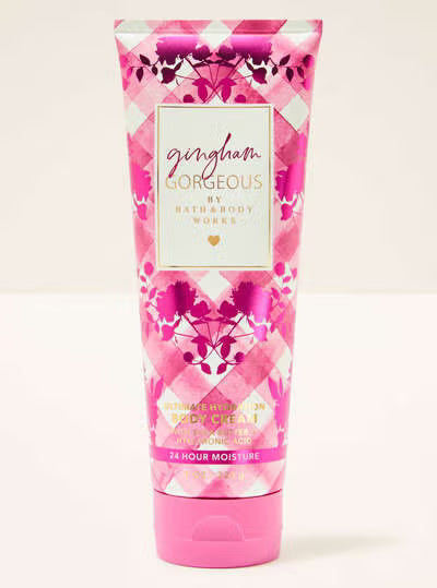 Bath & Body Works Gingham Gorgeous Body Cream 8 oz & Fine Fragrance Mist 8 fl oz