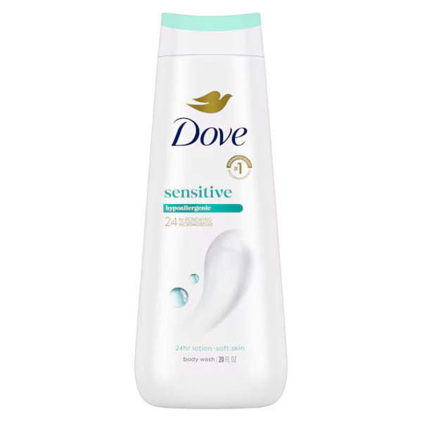 Dove Sensitive Skin Body Wash- 20 fl oz