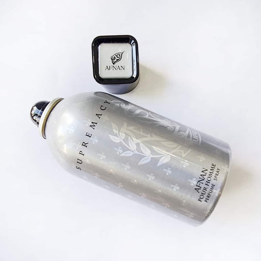 Afnan Supremacy Silver- 8.0 DEO Body Spray