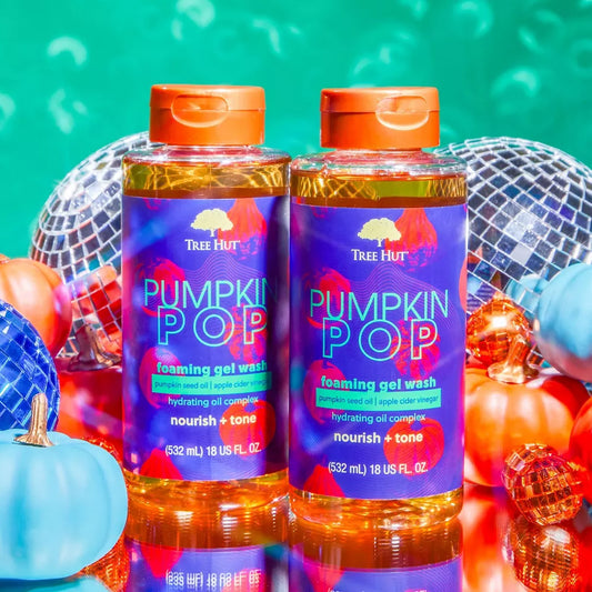 Tree Hut Pumpkin Pop Foaming Gel Wash- 18 US FL OZ