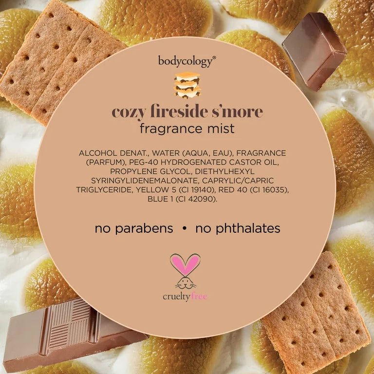 Bodycology Cozy Fireside S'more Fragrance Mist 8 fl oz