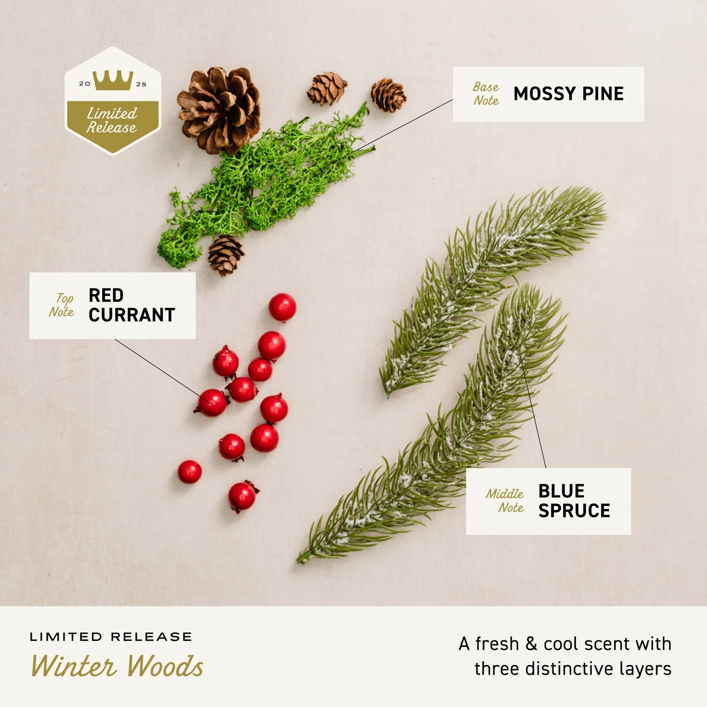 Cremo Men's Holiday Body Wash, Winter Woods, 16 fl oz