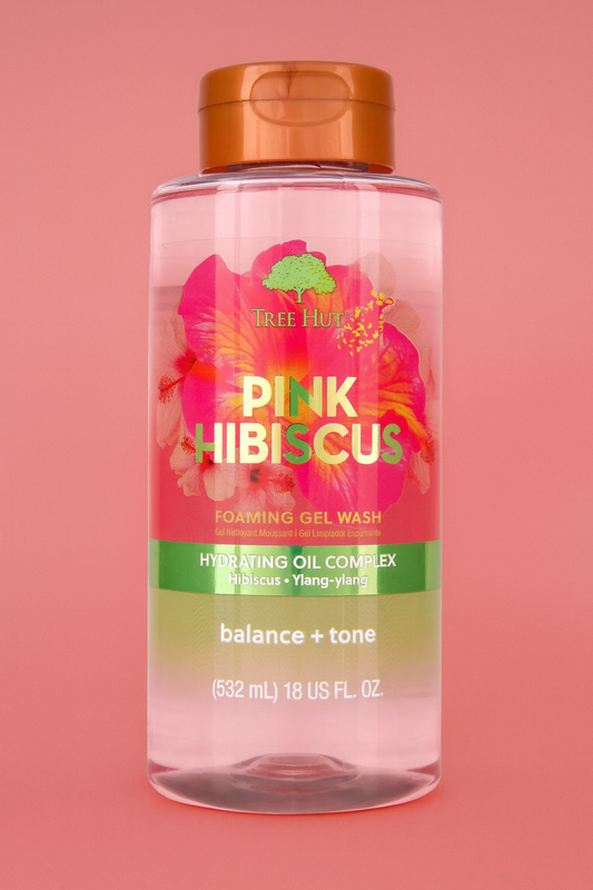 Tree Hut - Pink Hibiscus