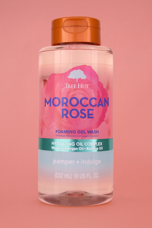 Tree Hut - Moroccan rose foaming gel wash