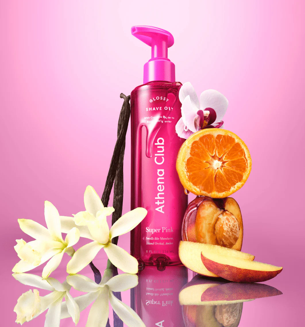 Athena Club Glossy Shave Oil - Super Pink