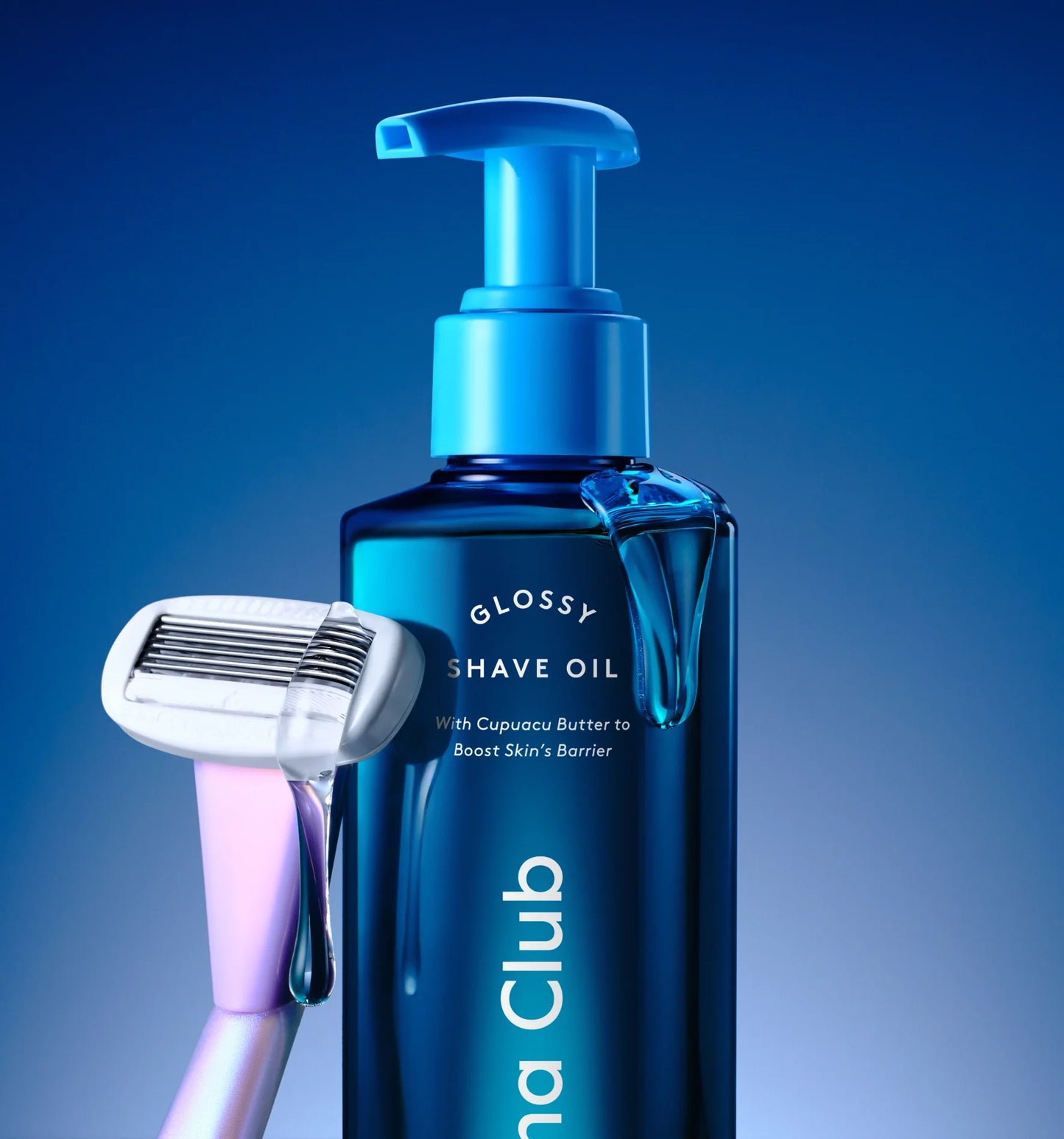 Athena Club Glossy Shave Oil - Cosmic Flower