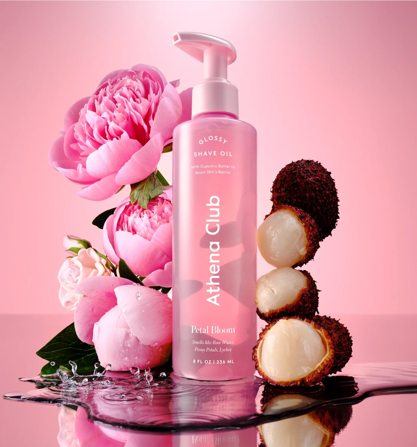 Athena Club Glossy Shave Oil - Petal Bloom