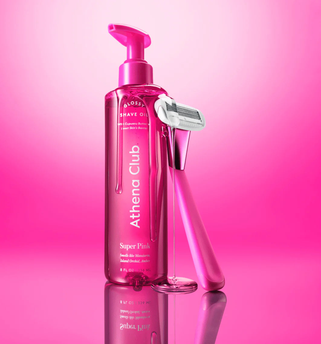 Athena Club Glossy Shave Oil - Super Pink