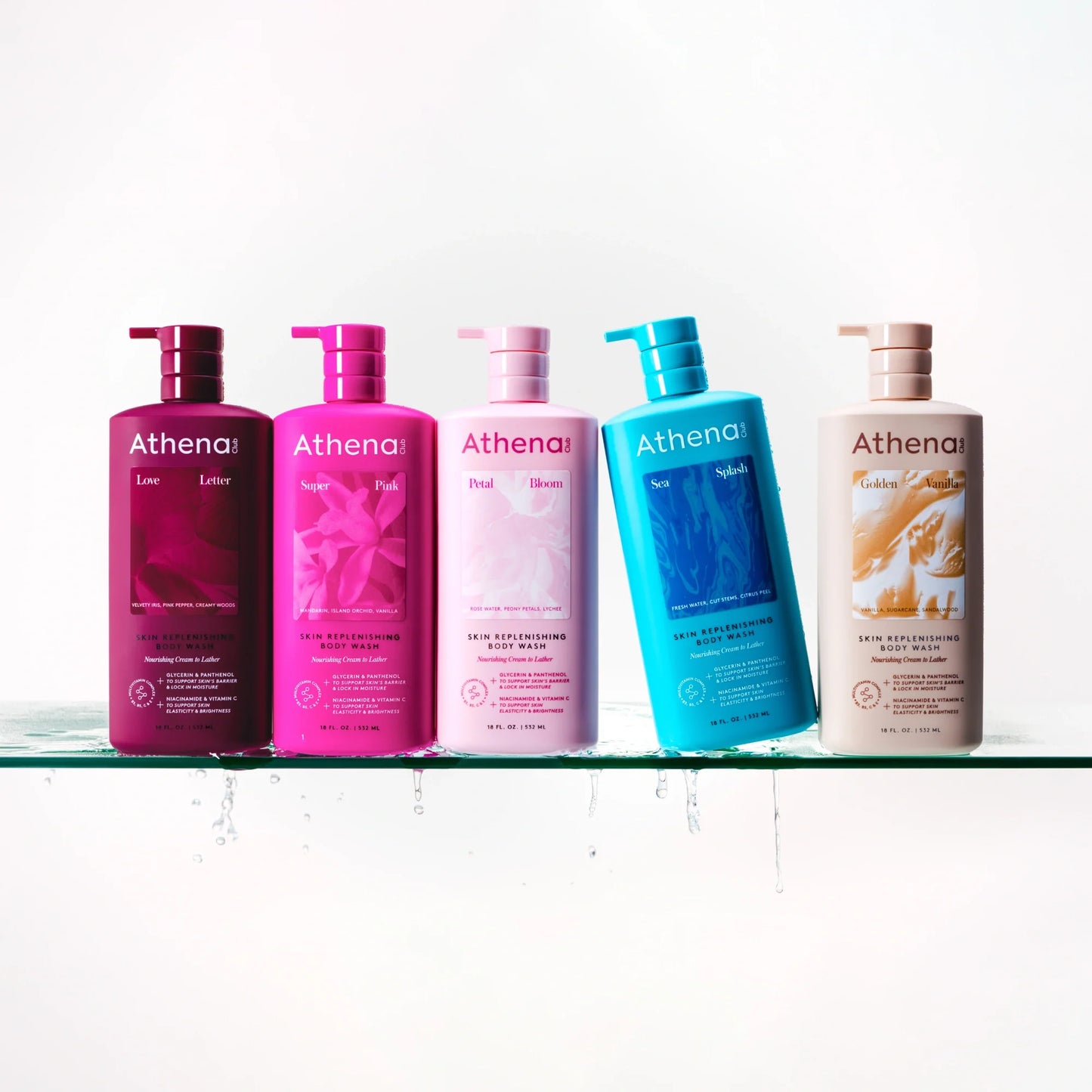 Athena Club Skin Replenishing Body Wash - Petal Bloom