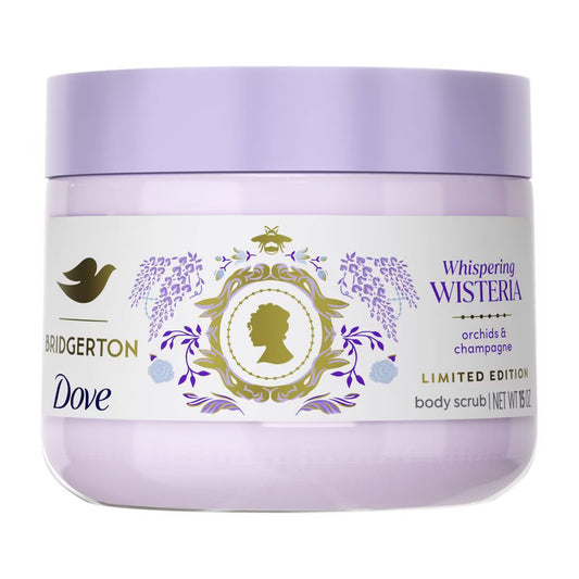 Dove Beauty Limited Edition Bridgerton Body Scrub - Whispering Wisteria - Orchids & Champagne Scent - 15oz