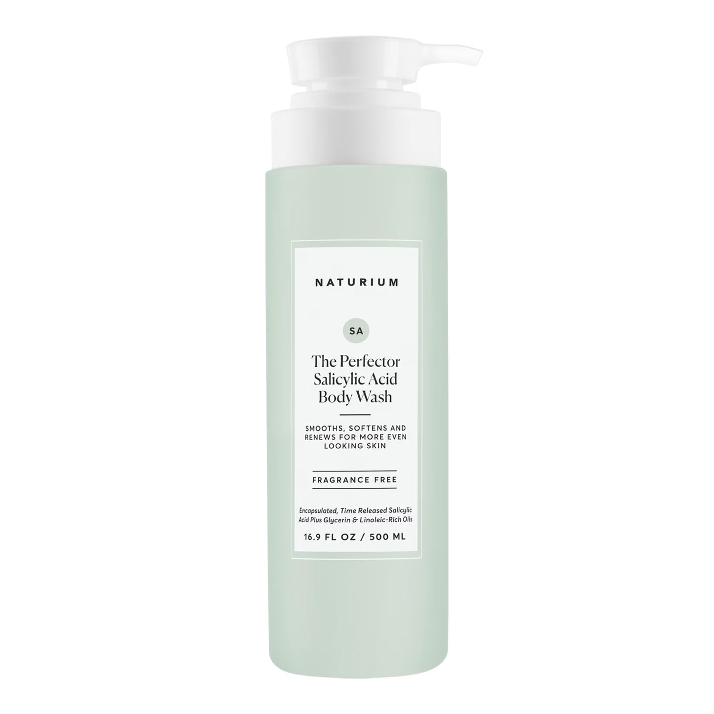 Naturium The Perfector Salicylic Acid Body Wash, Gentle & Smoothing Cleanser, 16.9 fl oz