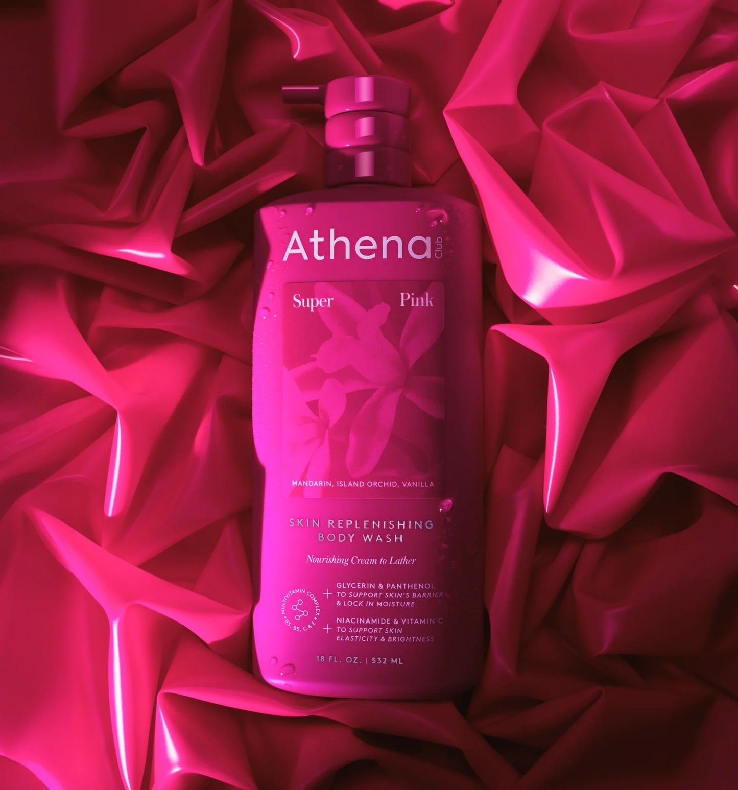 Athena Club Skin Replenishing Body Wash - Super Pink