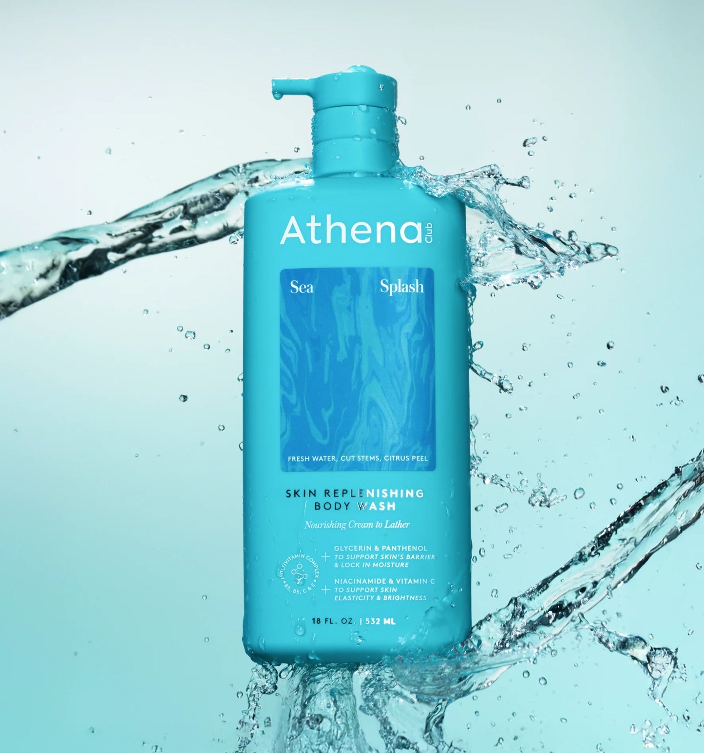 Athena Club Skin Replenishing Body Wash - Sea Splash