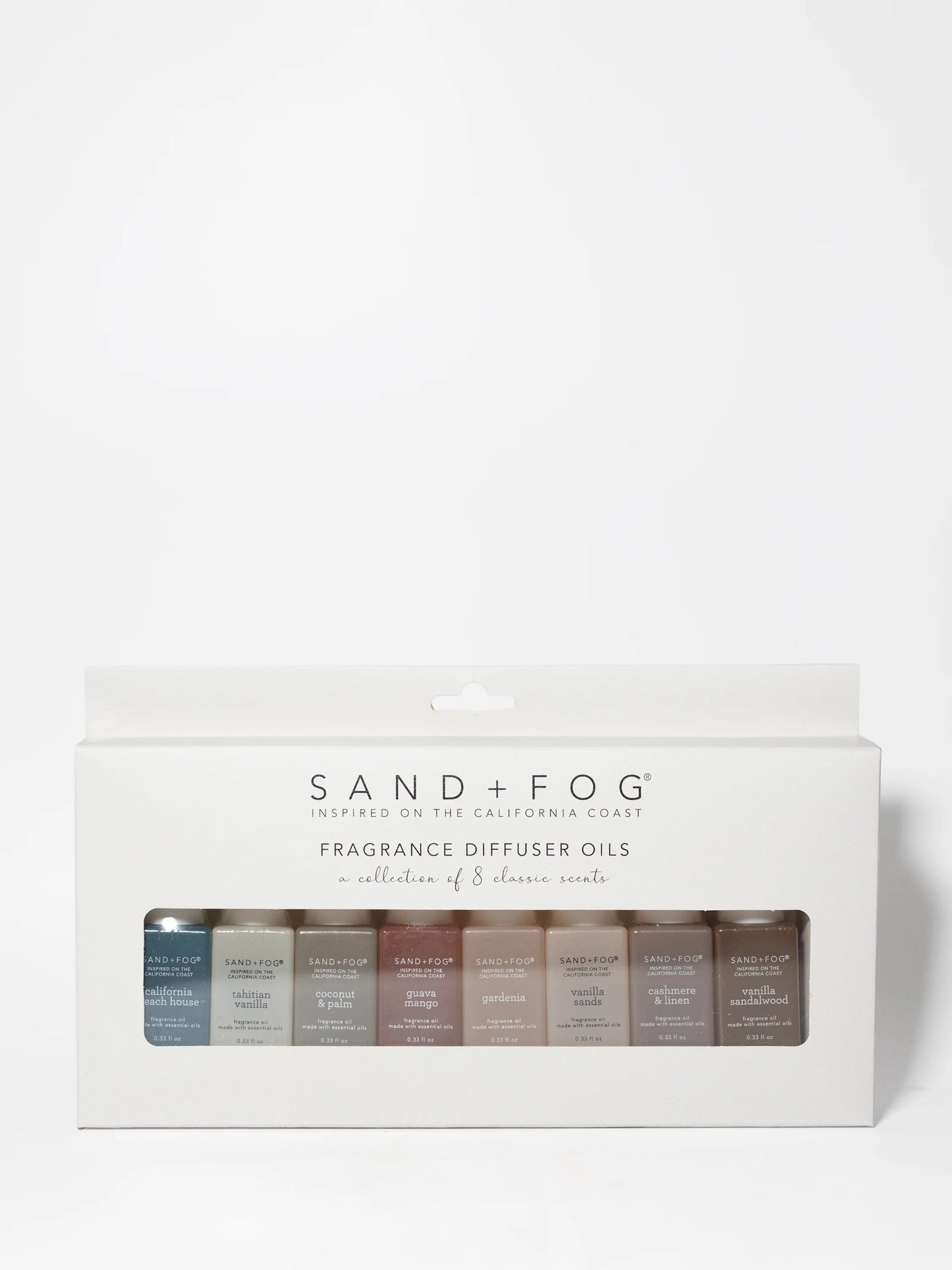 Sand + Fog (8 Pack of 10 ml Fragrance Diffuser Oils)