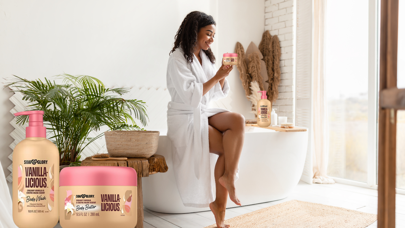 Soap & Glory Cleansing Body Wash & Body Butter Duo - Vanilla-licious