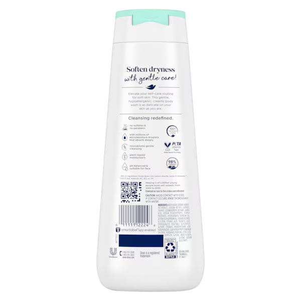 Dove Sensitive Skin Body Wash- 20 fl oz