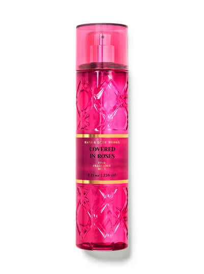 Bath & Body Works Covered in Roses Body Cream 8 oz & Fine Fragrance Mist 8 fl oz