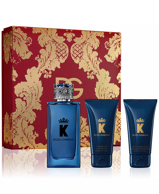 Dolce & Gabbana K Mens 3 Pcs Set- 1.7 ASB/ 1.7 S Gel Display Box- EDP