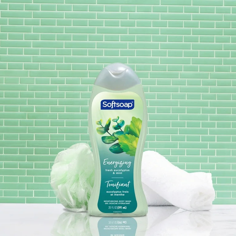 Softsoap Energizing Fresh Eucalyptus & Mint- 20 fl oz Body Wash