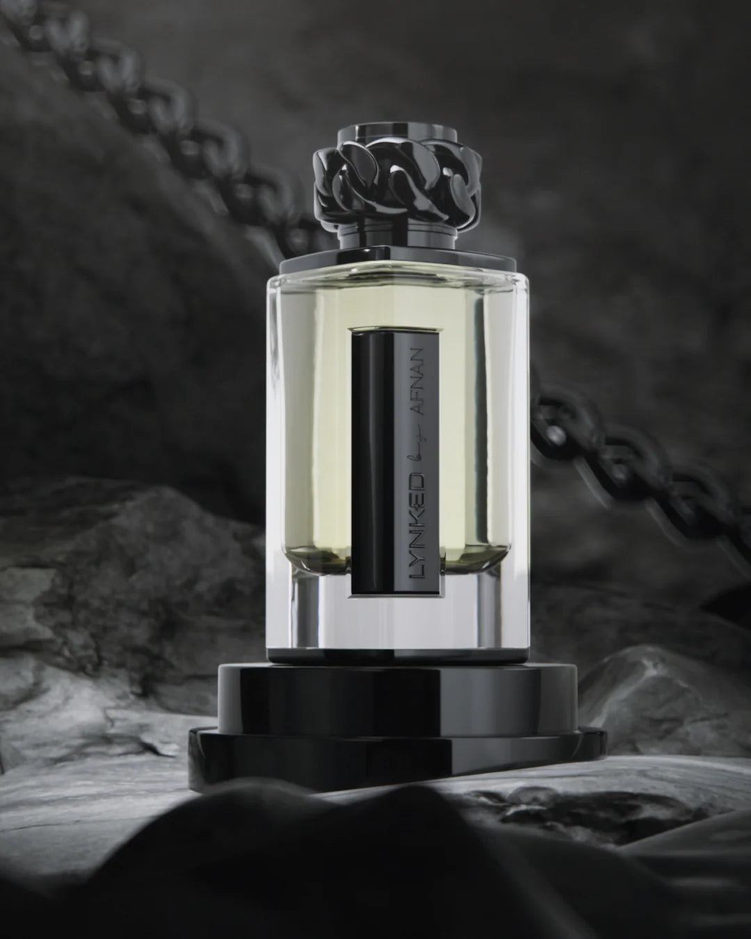 Afnan Lynked Freedom Black (Male)- EDP Spray 3.4 FL OZ