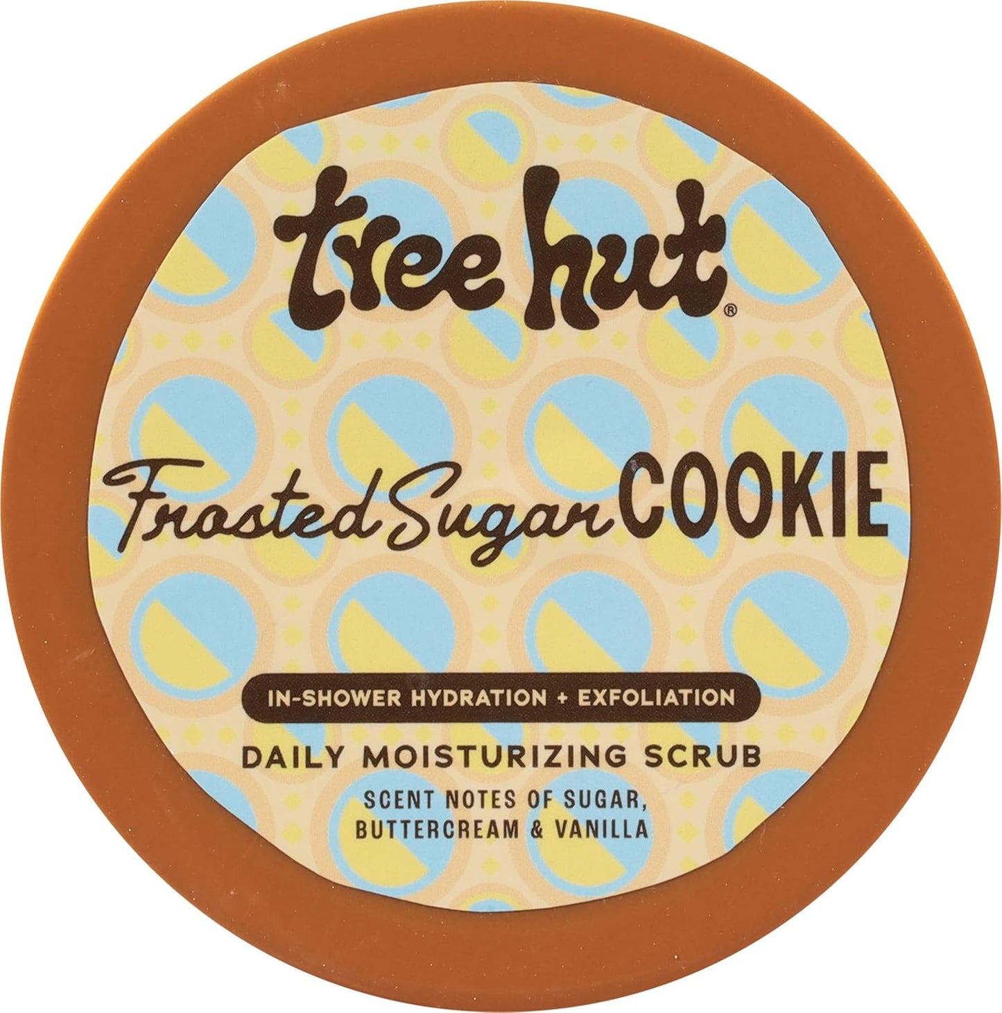 Tree Hut Frosted Sugar Cookie Daily Moisturizing Scrub, Whipped Foamy Exfoliating Body Scrub, Hydrating Formula for Soft, Glowing Skin, 15 oz