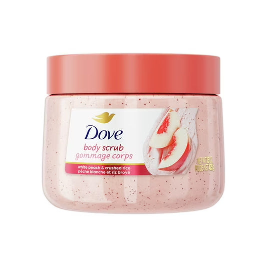 Dove Exfoliating Body Scrub for Women Peach, 15 oz