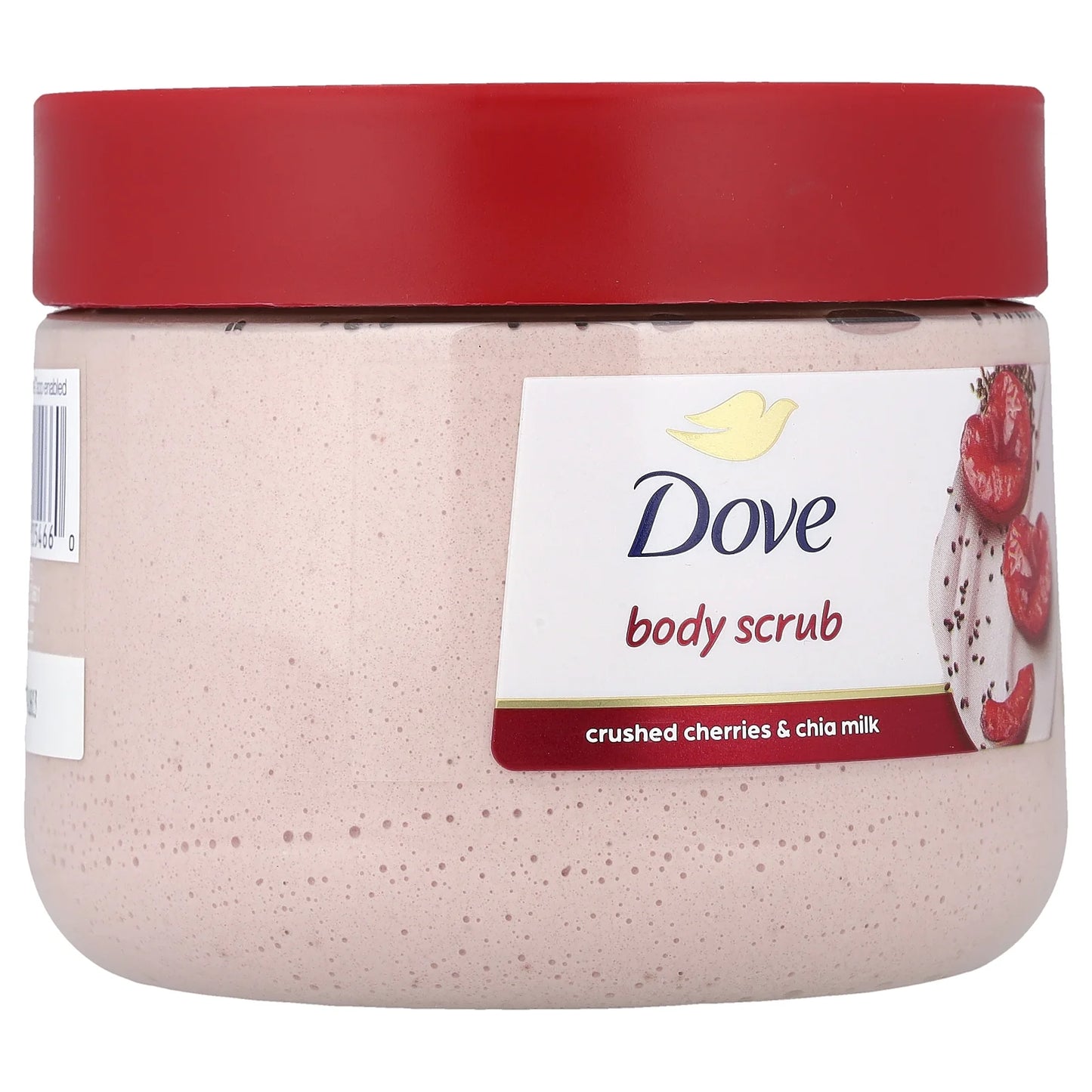 Dove Body Scrub, Crushed Cherries & Chia Milk, 15 oz