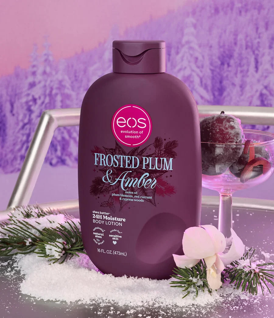 eos Frosted Plum & Amber Lotion
