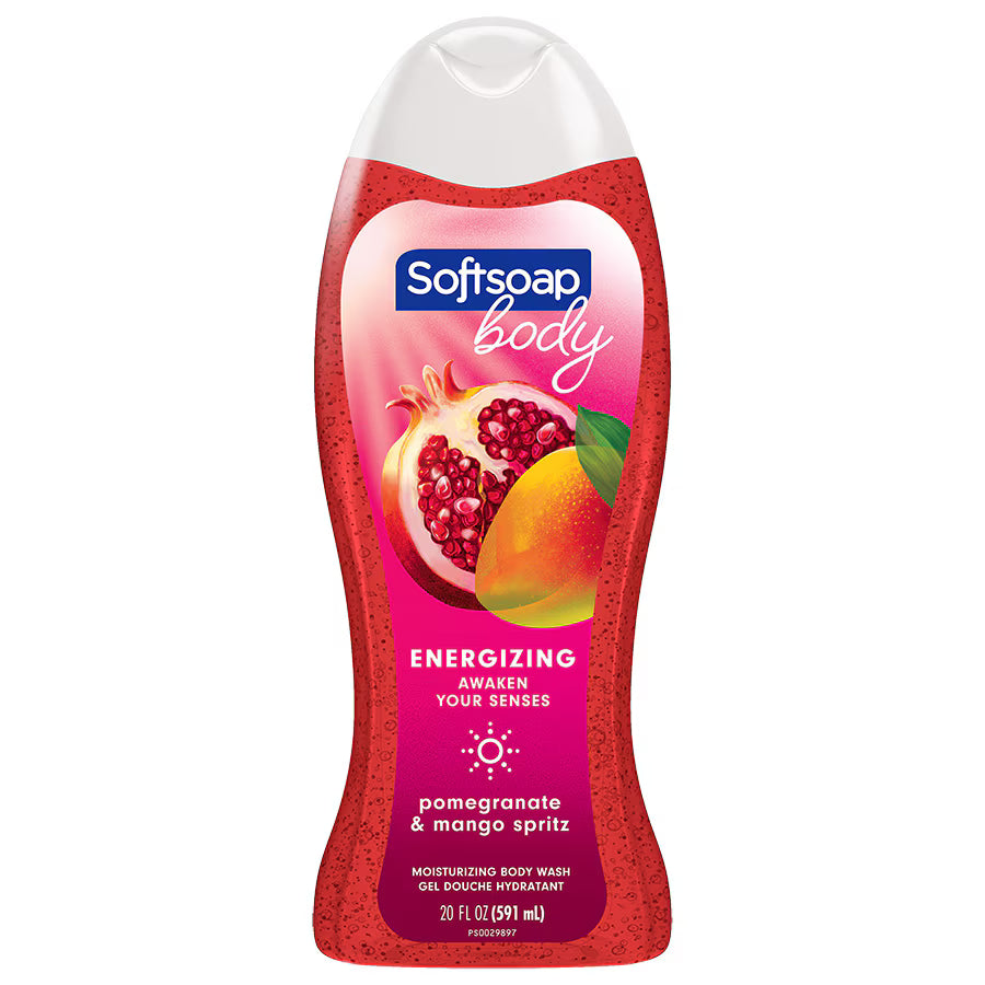 Softsoap Energizing Pomegranate & Mango Spritz- 20 fl oz Body Wash