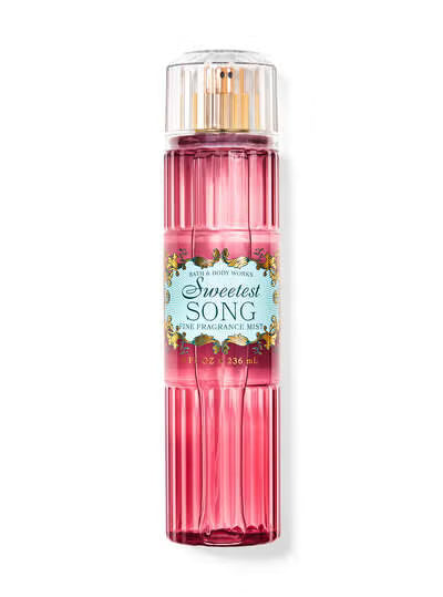 Bath & Body Works Sweetest Song Body Cream 8 oz & Fine Fragrance Mist 8 fl oz