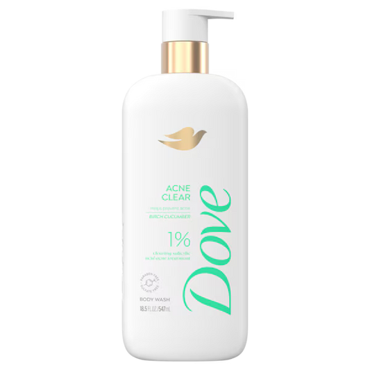 Dove Acne Clear Body Wash- 18.5 fl oz