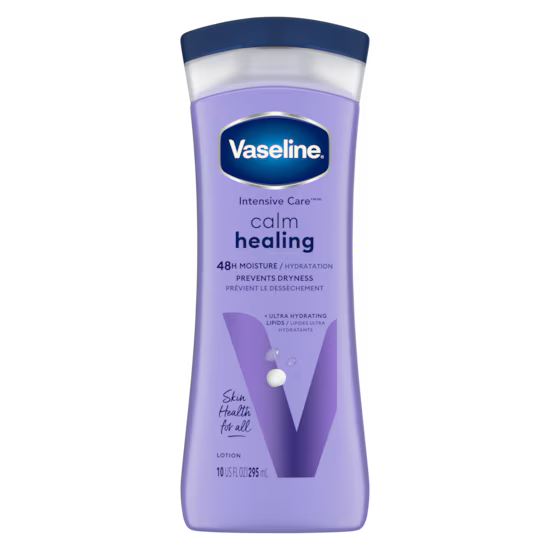 Vaseline Calm Healing 48H Moisture- 10 fl oz