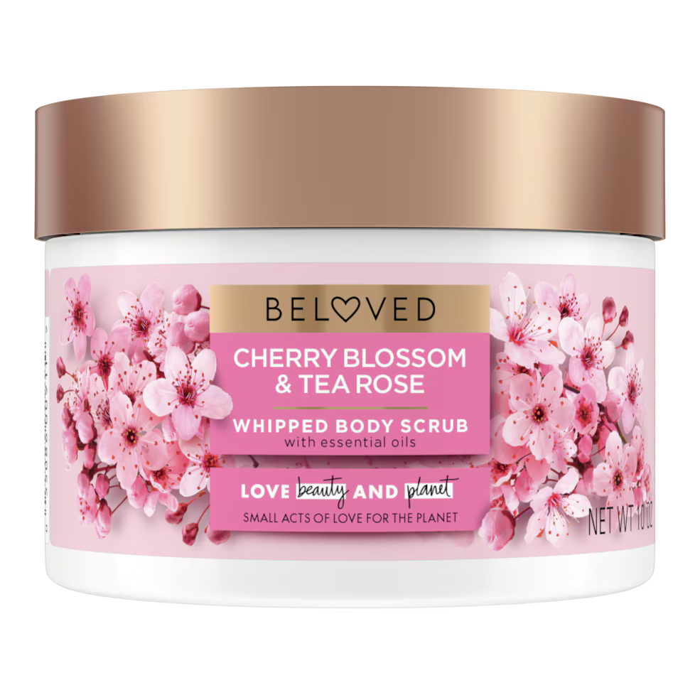 Beloved Cherry Blossom & Tea Rose Whipped Body Scrub-