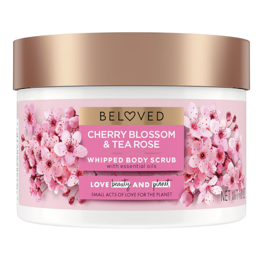 Beloved Cherry Blossom & Tea Rose Whipped Body Scrub-