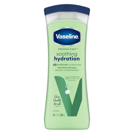 Vaseline Soothing Hydration 48H Moisture- 10 fl oz