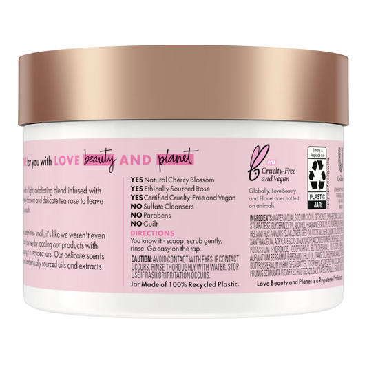 Beloved Cherry Blossom & Tea Rose Whipped Body Scrub-