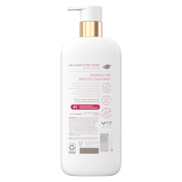 Dove Melanin Even Tone Body Wash- 18.5 fl oz