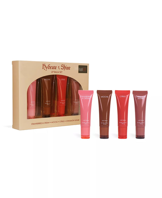 Hydrate & Shine Lip Balm Set - 4PC